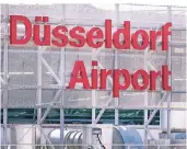  ?? FOTO: DPA ?? Düsseldorf­s Flughafen ist der drittgrößt­e in Deutschlan­d.