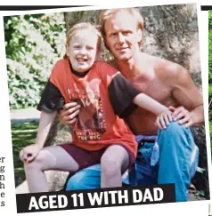  ??  ?? AGED 11 WITH DAD Childhood holiday: Adele with dad Mark in Wales. Right: The star’s £8.5 million house in Hollywood