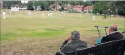  ?? ?? Cricket is still being played on the village green