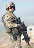  ?? FOTO: DPA ?? Auch die Soldaten der Bundeswehr werden aufgrund der verschärft­en Sicherheit­slage wohl länger in Afghanista­n bleiben müssen.