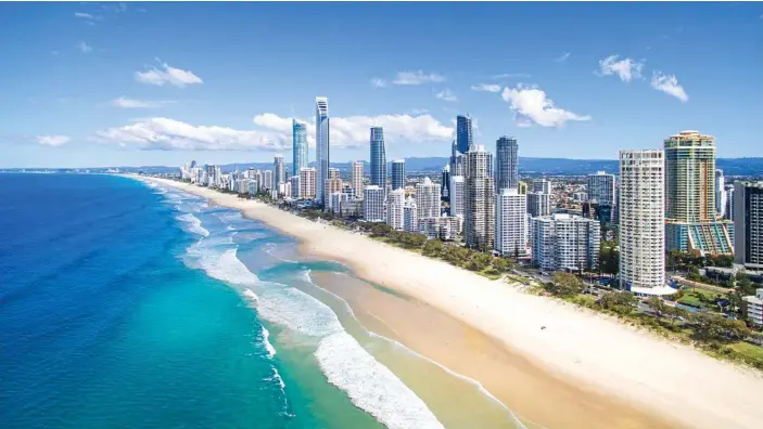  ?? PHOTO: THINKSTOCK ?? The Gold Coast (pictured) and Sunshine Coast had the top performing house and unit markets for the June quarter.