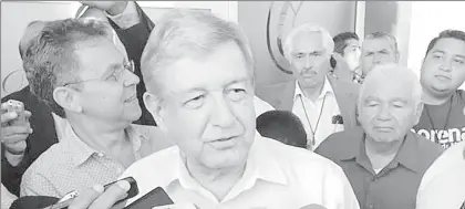  ?? Foto Carlos Figueroa ?? Andrés Manuel López Obrador visitó Nuevo Laredo, Tamaulipas