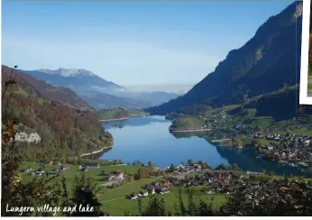  ?? ?? Lungern village and lake
Hardstandi­ng pitches