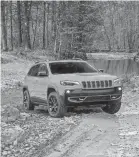  ??  ?? Jeep gives Cherokee a more normal look in its next generation. JEEP