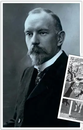  ?? Histoires Naturelles ?? PIERCING WIT: Jules Renard, pictured in about 1905. Inset below: An illustrati­on from Renard’s