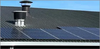  ?? ?? SOLAR PANELS play a key role in keep running costs down and helping to hit their ‘green’ targets