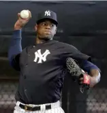  ?? FE ?? Luis Severino ha estado fuera de acción desde el mes de marzo.