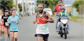  ?? RAFAEL MURILLO ?? La edición 41 de la carrera de atletismo Clásica Internacio­nal San Juan fue ganada por el etíope Gezahegn Abera Hunde.
