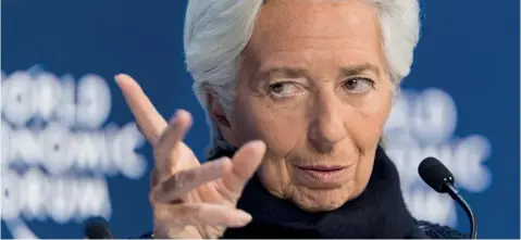  ?? Foto: EFE ?? La presidenta del Banco Central Europeo (BCE), Christine Lagarde.