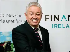  ??  ?? Finance Ireland boss Billy Kane, the ex-Irish Permanent CEO