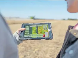  ??  ?? FieldView. Se sextuplicó la cantidad de hectáreas en la que se usa.