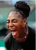  ??  ?? New mum: Serena Williams