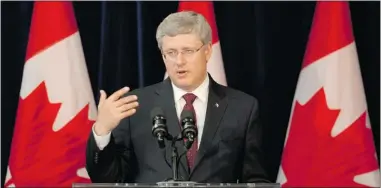 ?? ADRIAN WYLD/ THE CANADIAN PRESS ?? By designatin­g Iran a state sponsor of terrorism, Prime Minister Stephen Harper and the Conservati­ves have paved the way for Americans to launch lawsuits against the Islamic Republic in this country.