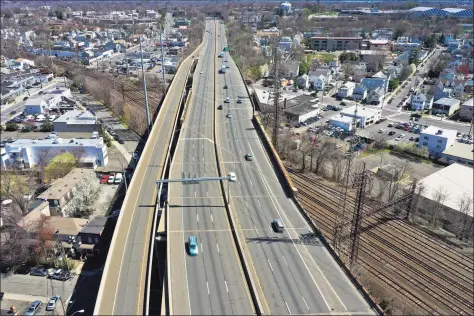  ?? Hearst Connecticu­t Media file photo ?? Connecticu­t’s Statewide Transporta­tion Improvemen­t Program for 2021-2024 outlines several hundred million dollars for upgrades to Interstate 95, including improvemen­ts in Stamford.