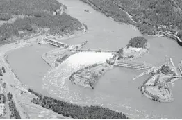  ?? RICK BOWMER/AP 2011 ?? The Bonneville Dam near Cascade Locks, Oregon. The dam is located near Bradford Island, which was recently added to the Superfund list of toxic waste sites.