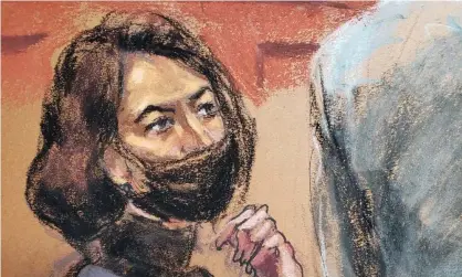  ?? ?? Ghislaine Maxwell is seen in a courtroom sketch. Photograph: Jane Rosenberg/Reuters