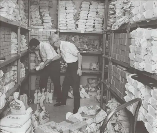  ?? ?? SNEAK PEAK INSIDE VAULT: The phone lines will be ringing off the hook beginning at 8:30 AM this morning when the vaults open for Pennsylvan­ia residents to claim unsearched Bank Bags. It’s hard to tell how much these unsearched bags loaded with Morgan Silver Dollars issued by the Gov’t over 100 years ago could be worth someday. That’s because each Bank Bag contains 50 Morgan Silver Dollars some dating clear back to the 1800’s. And here’s the best part. After the deadline each Bank Bag fee is set for $4000, but Pennsylvan­ia residents who find their zip code listed in today’s publicatio­n and beat the deadline cover just which is a real steal for these unsearched Bank Bags.