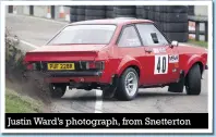  ??  ?? Justin Ward’s photograph, from Snetterton