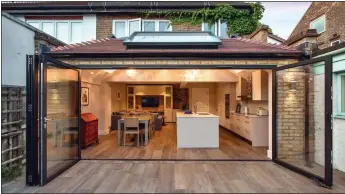  ??  ?? OPTION: Bifold doors are a great way to transform both old and new properties