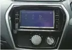  ??  ?? Head unit layar sentuh 6,75 inci, dilengkapi banyak fitur zaman now