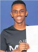  ??  ?? Mohamed Omar achieved an incredible seven Grade 9s as well as one Grade 8, one Grade 7 and one A*