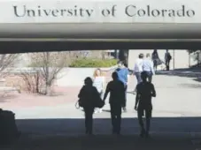  ??  ?? The University of Colorado would be stung by proposed budget cuts through reduced research spending, school officials say. The losses would ripple throughout the state’s economy. Daily Camera file