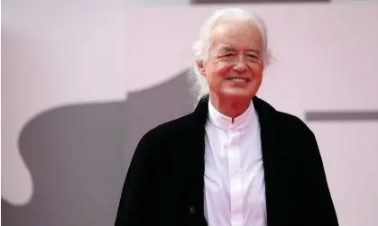  ?? ?? Jimmy Page attends the red carpet of the movie Becoming Led Zeppelin at the Venice Internatio­nal Film Festival in 2021. Photograph: Marc Piasecki/Getty Images