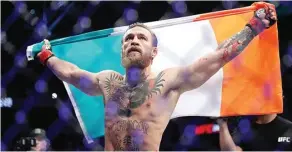  ?? MMA MANIA ?? UNTUK KEMANUSIAA­N: Di balik keberingas­annya di oktagon, McGregor punya kepedulian tinggi terhadap sesama.