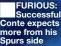  ?? ?? FURIOUS: Successful Conte expects more from his Spurs side
