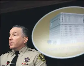  ?? Dania Maxwell Los Angeles Times ?? SHERIFF Alex Villanueva has been resistant to other county officials’ efforts to increase oversight of his department. A bill in the Legislatur­e would help them.