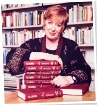  ??  ?? Jocelyn Harris, who also studied Samuel Richardson’s Clarissa, the longest novel in the English language, c1990.