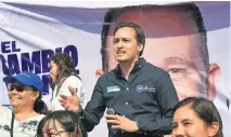  ?? ?? Andrés Atayde, presidente del PAN en la Ciudad de México, advirtió que en la elección del 2 de junio enfrentará­n la madre de todas las batallas.