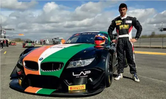  ??  ?? Armaan will partner the United Kingdom’s Jack Bartholome­w for the FFF Racing team.