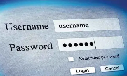  ??  ?? Use passwords that are unique, and change passwords for an additional layer of security.