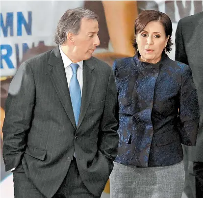  ?? H. TÉLLEZ/ARCHIVO ?? Los funcionari­os del gobierno de Peña Nieto.