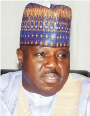  ??  ?? Senator Ali Modu Sheriff