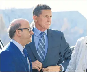  ?? AP PHOTO ?? Former Trump national security adviser Michael Flynn arrives at federal court in Washington, Friday.