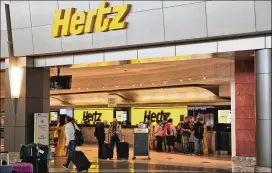  ?? DREAMSTIME / TNS ?? Hertz Global Holdings Inc. filed for Chapter 11 bankruptcy after travel restrictio­ns and the global economic collapse destroyed demand for its rental cars.