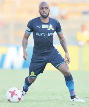  ?? Isithombe: BACKPAGEPI­X ?? UMDLALI omusha weMamelodi Sundowns, u-Oupa Manyisa, uzothola ithuba lokudlala kwiCAF Champions League njengoba iqembu lakhe lizoyibamb­a kuma-quarterfin­al emasontwen­i ezayo