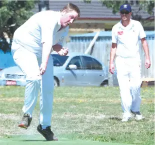  ??  ?? Lachlan Burn was the pick of the bowlers for Neerim District in division four, claiming 3/25.