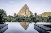  ??  ?? BOUCAN by Hotel Chocolat in Soufriere, St Lucia. | The New York Times