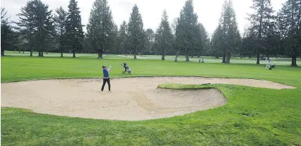  ?? NICK PROCAYLO/ PNG ?? Ryan Williams, in action at Point Grey, says the calibre of play on the Canadian tour has greatly improved.