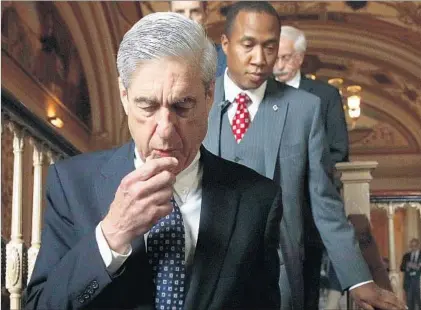  ?? Alex Wong Getty Images ?? SPECIAL COUNSEL Robert S. Mueller III has been accused of leading a “fishing expedition” against President Trump.