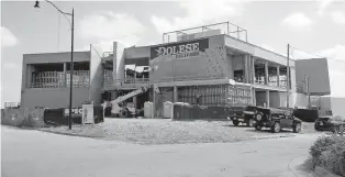  ??  ?? Constructi­on continues at The Half, a retail-entertainm­ent venue underway by American Fidelity and Hogan Property Co. east of Broadway Extension, south of Britton Road. [BRYAN TERRY/THE OKLAHOMAN]