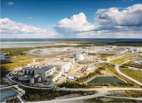  ??  ?? Detour Gold mine in Cochrane, Ont. U.S. hedge fund billionair­e John Paulson has voiced his discontent with the performanc­e of Detour’s executive team.