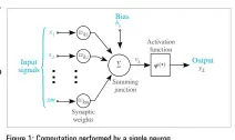  ??  ?? Figure 1: Computatio­n performed by a single neuron