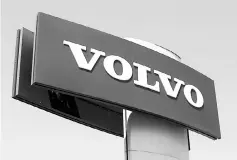  ??  ?? Geely-owned Volvo Car Group said all new models launched from 2019 will be fully electric or hybrids, spelling the eventual end to nearly a century of Volvos powered solely by the internal combustion engine. — Reuters photo