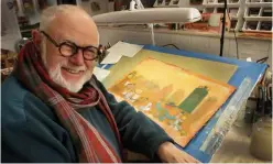  ?? File/associated Press ?? Tomie depaola poses with his artwork in his studio in New London, New Hampshire.