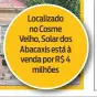  ??  ?? Localizado no Cosme Velho, Solar dos Abacaxis está à venda por R$ 4 milhões