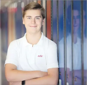  ?? DAX MELMER ?? Jack Wawrow, a senior at Holy Names Catholic High School, is this year’s recipient of the Schulich Leadership Scholarshi­p. Wawrow has a 96% grade average and has done 140 hours of community service.